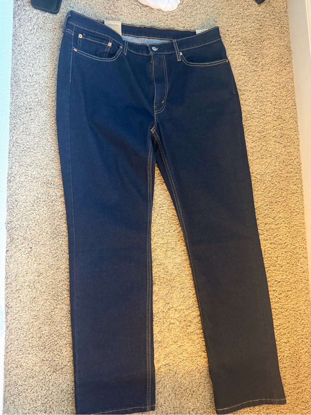 Levi's Dark Blue Slim Straight Jeans